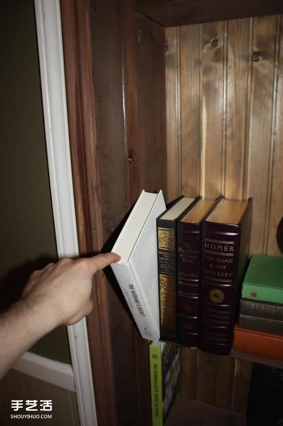 自制隱藏門的制作方法 偽裝成書架的浴室門DIY -  rpnrmr.com