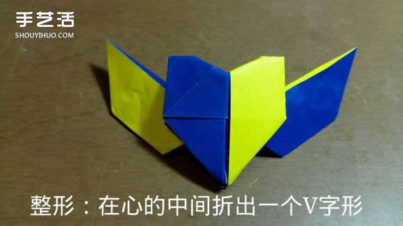 天使惡魔心折紙教程 折紙?zhí)焓箰耗牟襟E圖解 -  rpnrmr.com