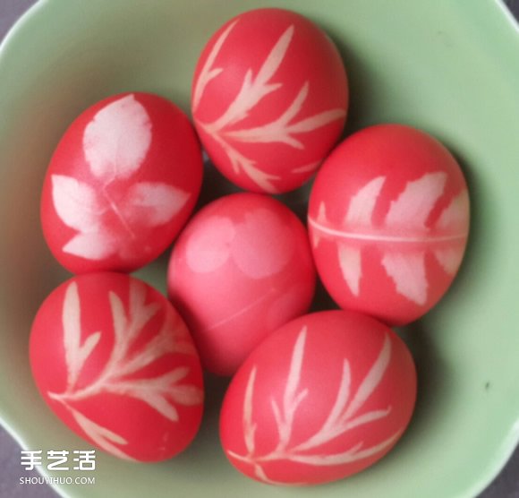 立夏彩蛋的制作方法 雞蛋表面印花紋DIY教程 -  rpnrmr.com