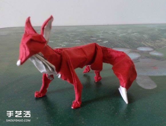 如何折紙立體的狐貍 手工狐貍的折紙方法圖解 -  rpnrmr.com