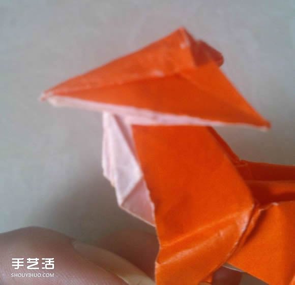 如何折紙立體的狐貍 手工狐貍的折紙方法圖解 -  rpnrmr.com