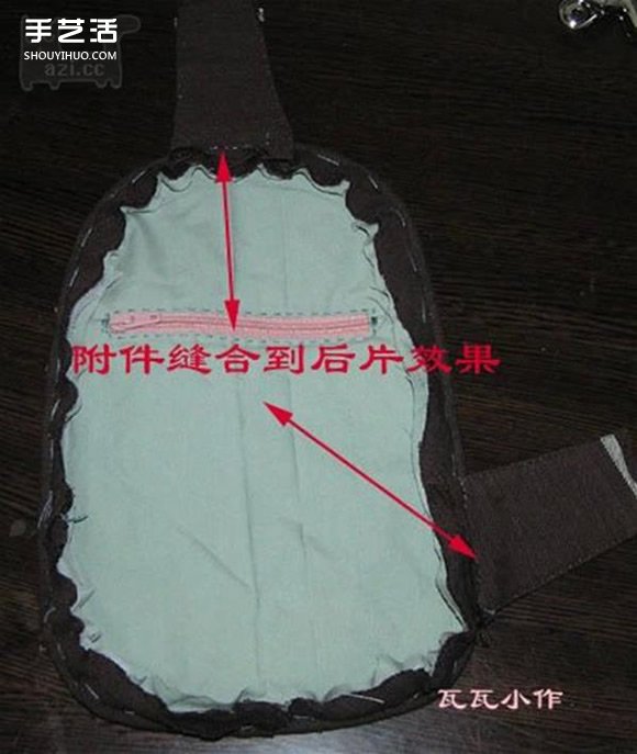 胸前包手工制作教程 自制實(shí)用布包的方法 -  rpnrmr.com