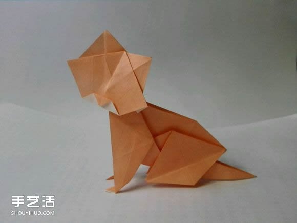 可愛(ài)立體折紙貓圖解 手工貓的折紙方法步驟 -  rpnrmr.com