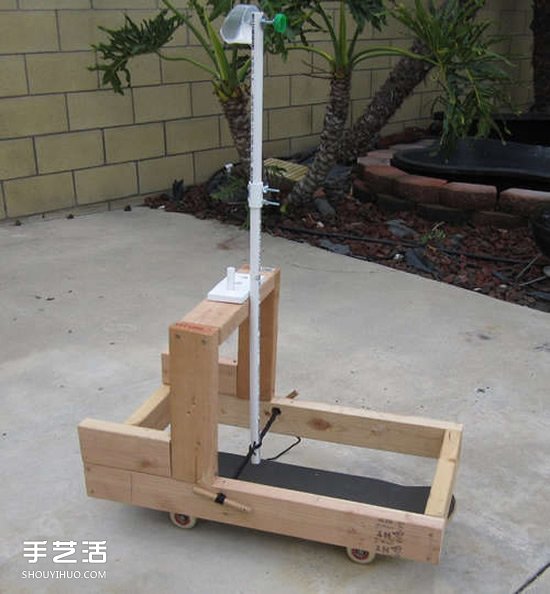 無敵老爹的小發(fā)明：簡易投石機(jī)的制作方法  -  rpnrmr.com