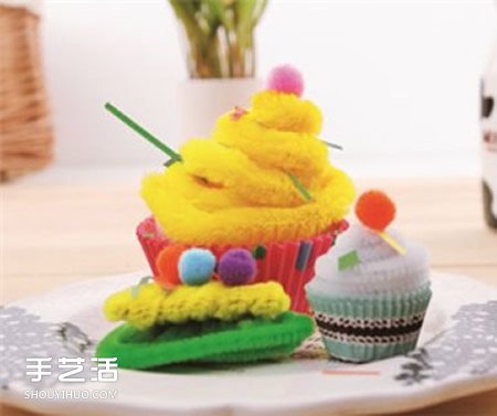 扭扭棒手工制作蛋糕 幼兒手工蛋糕模型怎么做 -  rpnrmr.com
