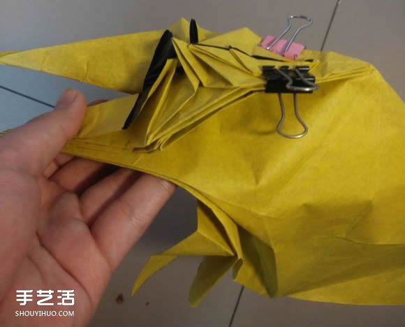 中村楓虎的折紙教程 詳細(xì)立體老虎的折紙圖解 -  rpnrmr.com