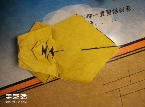 中村楓虎的折紙教程 詳細(xì)立體老虎的折紙圖解 -  rpnrmr.com