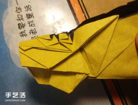 中村楓虎的折紙教程 詳細(xì)立體老虎的折紙圖解 -  rpnrmr.com