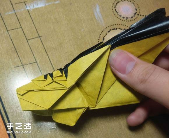 中村楓虎的折紙教程 詳細(xì)立體老虎的折紙圖解 -  rpnrmr.com
