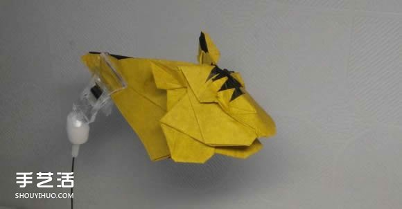 中村楓虎的折紙教程 詳細(xì)立體老虎的折紙圖解 -  rpnrmr.com