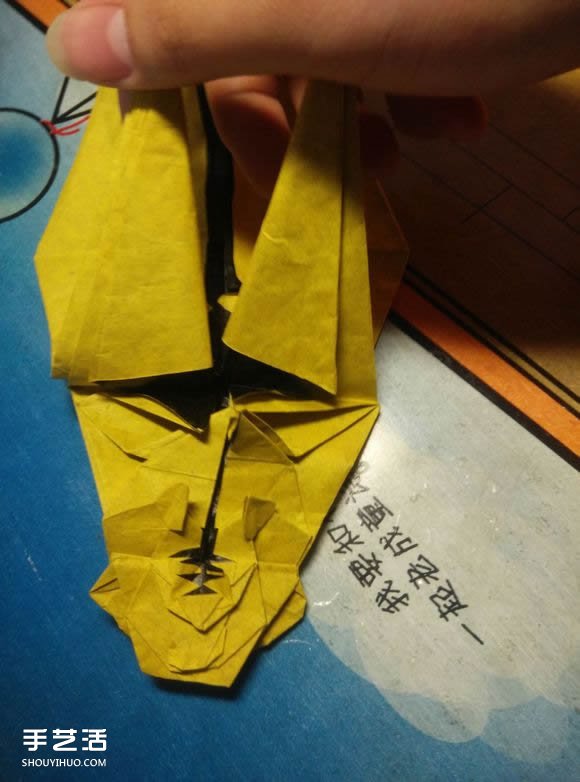 中村楓虎的折紙教程 詳細(xì)立體老虎的折紙圖解 -  rpnrmr.com