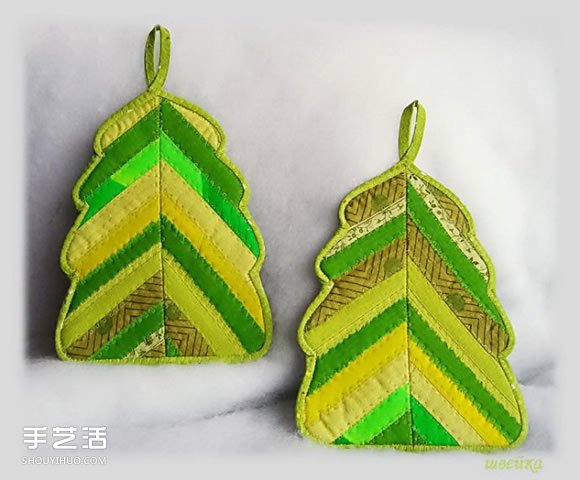 漂亮拼布樹葉杯墊DIY 拼布制作樹葉圖案杯墊 -  rpnrmr.com