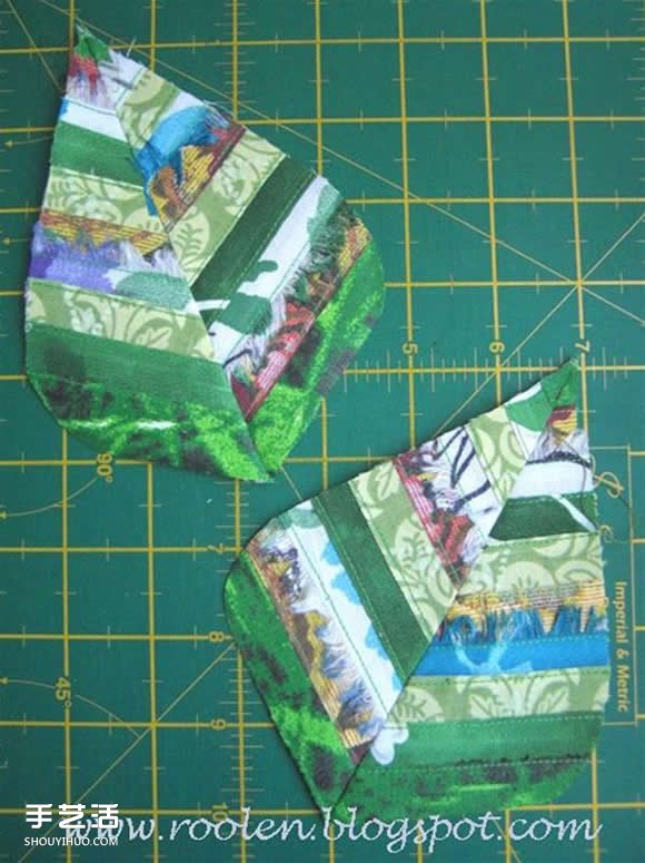 漂亮拼布樹葉杯墊DIY 拼布制作樹葉圖案杯墊 -  rpnrmr.com