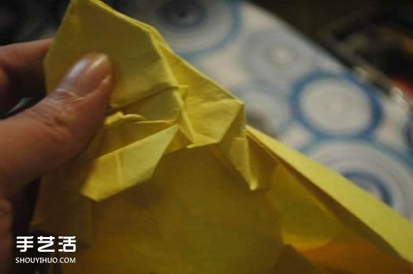 折紙彌勒佛的圖解教程 怎么折彌勒佛的折法 -  rpnrmr.com