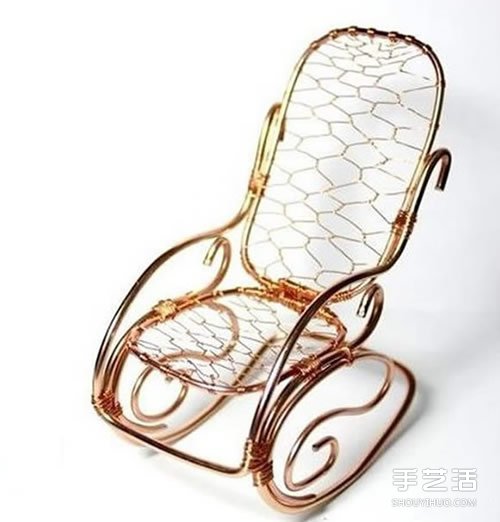 金屬線搖擺椅的制作 手工藝品鋁線藤椅DIY -  rpnrmr.com