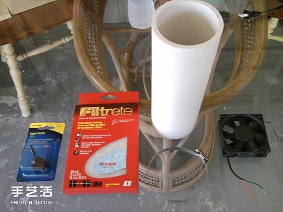DIY自制空氣凈化器教程 簡易空氣凈化器制作方法 -  rpnrmr.com
