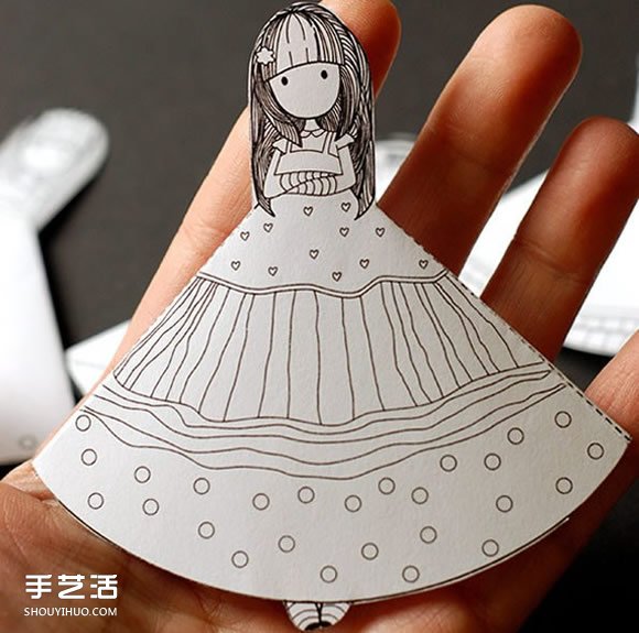 動(dòng)漫人物書簽手工制作 卡紙卡通女孩書簽做法 -  rpnrmr.com