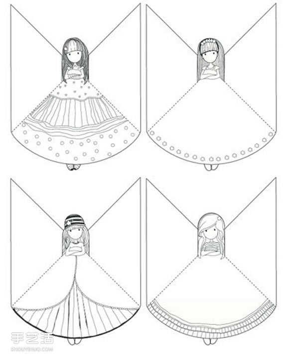 動(dòng)漫人物書簽手工制作 卡紙卡通女孩書簽做法 -  rpnrmr.com
