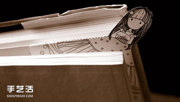 動(dòng)漫人物書簽手工制作 卡紙卡通女孩書簽做法 -  rpnrmr.com