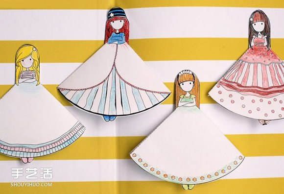 動(dòng)漫人物書簽手工制作 卡紙卡通女孩書簽做法 -  rpnrmr.com