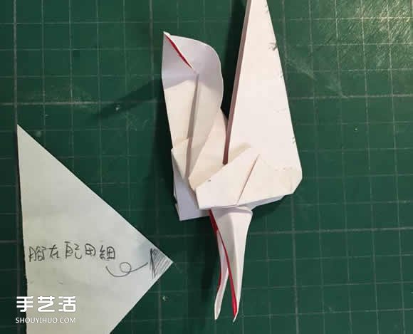 立體大公雞折紙圖解 折紙公雞的方法步驟圖 -  rpnrmr.com
