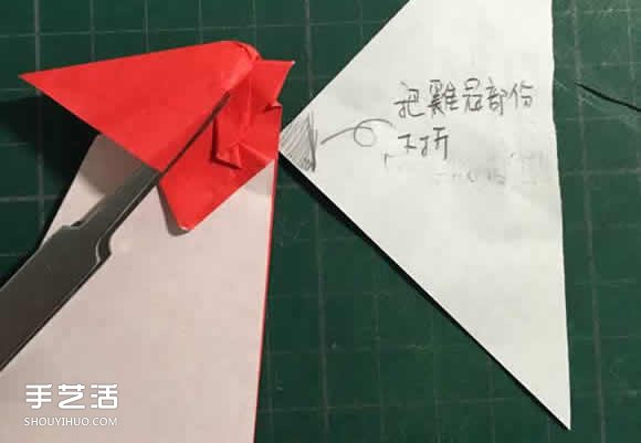 立體大公雞折紙圖解 折紙公雞的方法步驟圖 -  rpnrmr.com