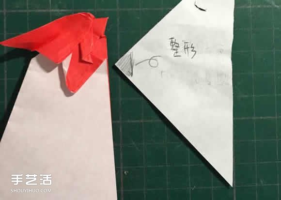 立體大公雞折紙圖解 折紙公雞的方法步驟圖 -  rpnrmr.com