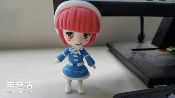 粘土DIY黑暗之女安妮 可愛女孩人偶粘土制作 -  rpnrmr.com