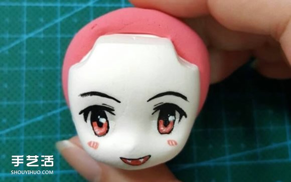 粘土DIY黑暗之女安妮 可愛女孩人偶粘土制作 -  rpnrmr.com