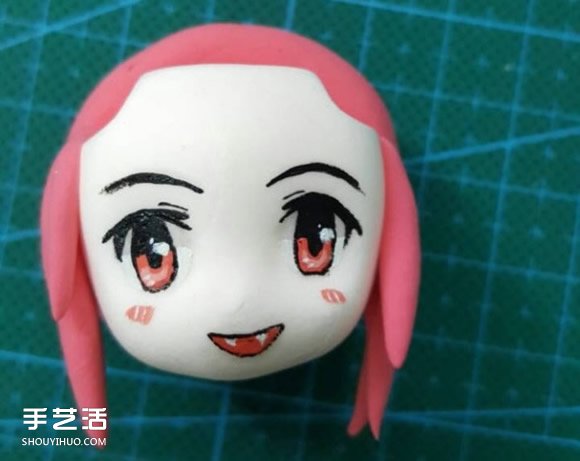 粘土DIY黑暗之女安妮 可愛女孩人偶粘土制作 -  rpnrmr.com