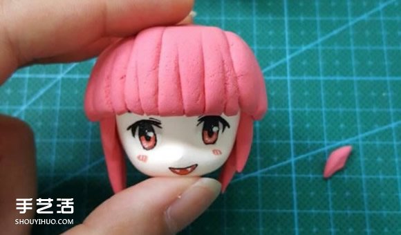 粘土DIY黑暗之女安妮 可愛女孩人偶粘土制作 -  rpnrmr.com