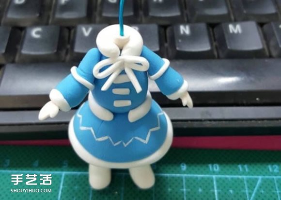 粘土DIY黑暗之女安妮 可愛女孩人偶粘土制作 -  rpnrmr.com