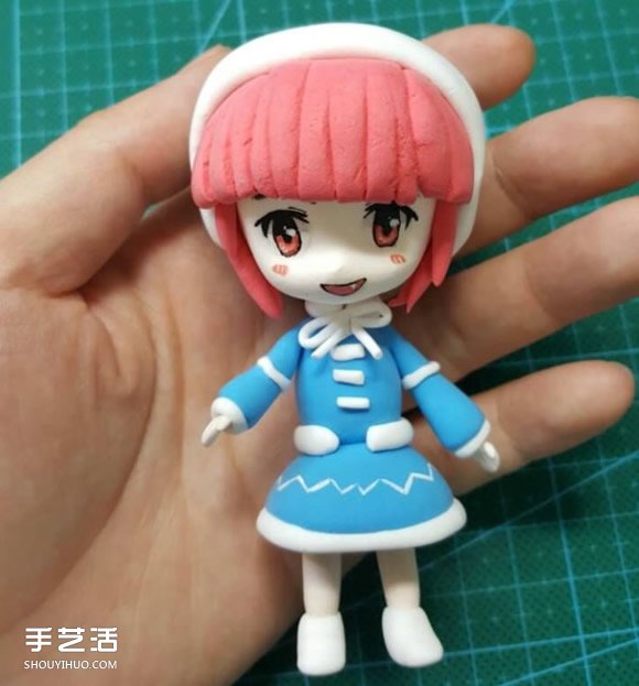 粘土DIY黑暗之女安妮 可愛女孩人偶粘土制作 -  rpnrmr.com