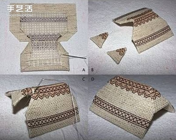 鉤針房屋模型手工制作 房子手工藝品鉤針DIY -  rpnrmr.com