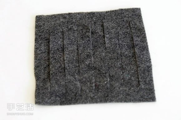 編織風(fēng)毛氈杯墊DIY 用氈布制作彩虹杯墊教程 -  rpnrmr.com
