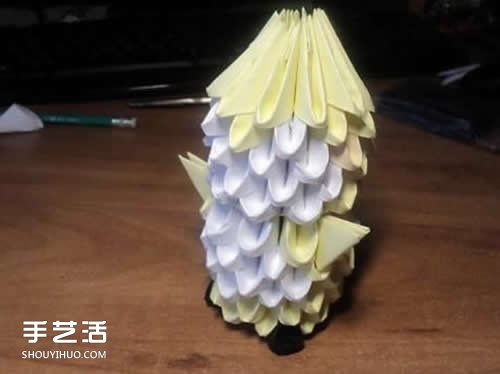 三角插鴨子怎么做圖解 三角插手工藝品鴨子制作 -  rpnrmr.com