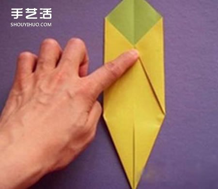 簡單香蕉的折法圖解 幼兒園香蕉折紙教程 -  rpnrmr.com