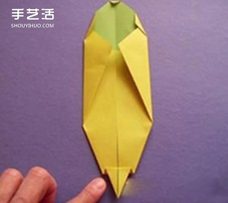 簡單香蕉的折法圖解 幼兒園香蕉折紙教程 -  rpnrmr.com