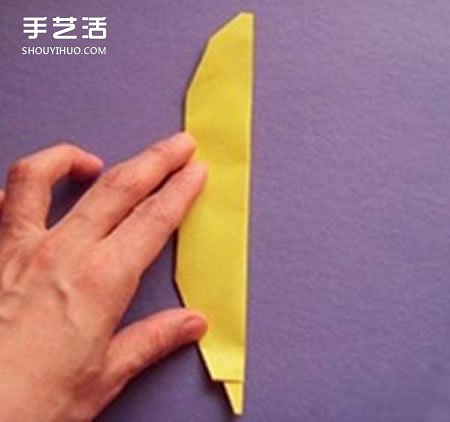 簡單香蕉的折法圖解 幼兒園香蕉折紙教程 -  rpnrmr.com