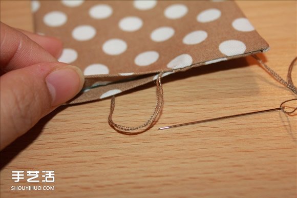 長款風(fēng)琴錢包制作教程 褐花麻布長錢包DIY圖解 -  rpnrmr.com