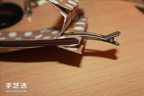 長款風(fēng)琴錢包制作教程 褐花麻布長錢包DIY圖解 -  rpnrmr.com