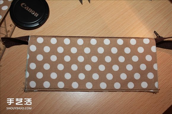 長款風(fēng)琴錢包制作教程 褐花麻布長錢包DIY圖解 -  rpnrmr.com
