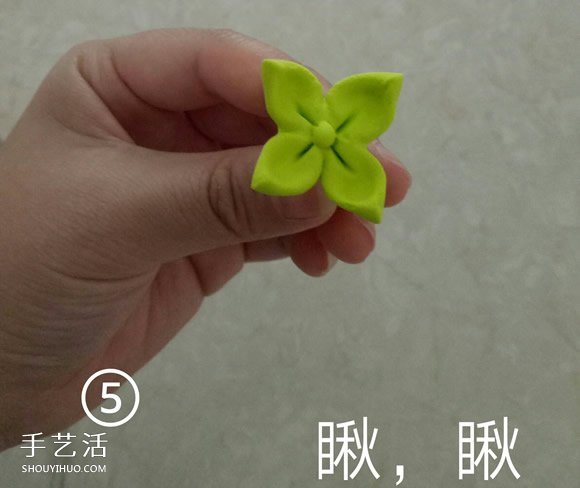 超輕粘土花教程圖解 粘土花朵制作圖片步驟 -  rpnrmr.com