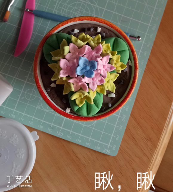 超輕粘土花教程圖解 粘土花朵制作圖片步驟 -  rpnrmr.com