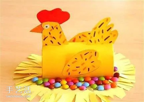 幼兒園孵蛋的母雞制作 卷紙筒做母雞的方法 -  rpnrmr.com