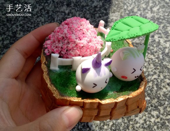超輕粘土制作小院子 迷你院子裝飾品粘土DIY -  rpnrmr.com