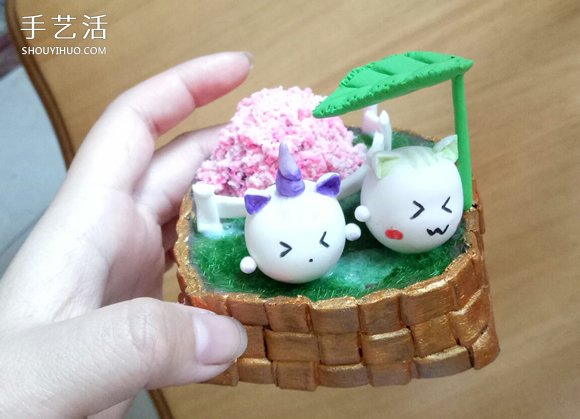 超輕粘土制作小院子 迷你院子裝飾品粘土DIY -  rpnrmr.com
