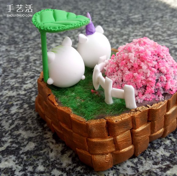 超輕粘土制作小院子 迷你院子裝飾品粘土DIY -  rpnrmr.com