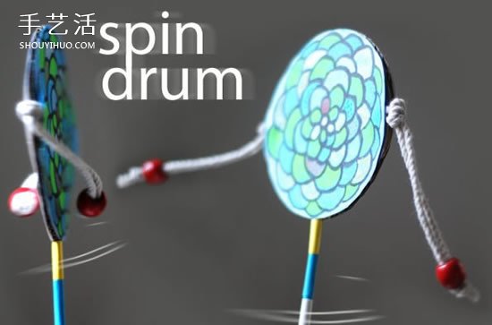 幼兒撥浪鼓玩具的做法 自制撥浪鼓的制作方法 -  rpnrmr.com