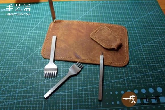 手工皮革鑰匙包制作教程 DIY鑰匙包教程圖解 -  rpnrmr.com